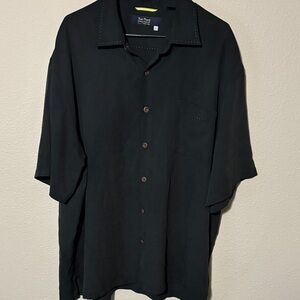 Nat Nast Black Button Down Shirt